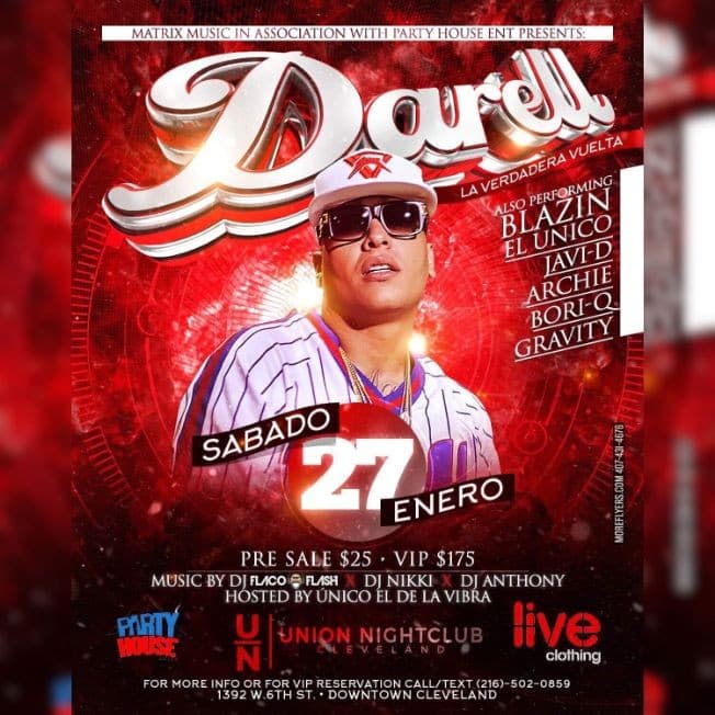 Event - Darell en Cleveland OH - Cleveland, Ohio - January 27, 2018 | concert tickets
