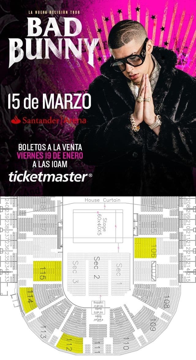 Event - Bad Bunny en Reading,PA - Reading, Pennsylvania - 15 de marzo de 2018 | concert tickets