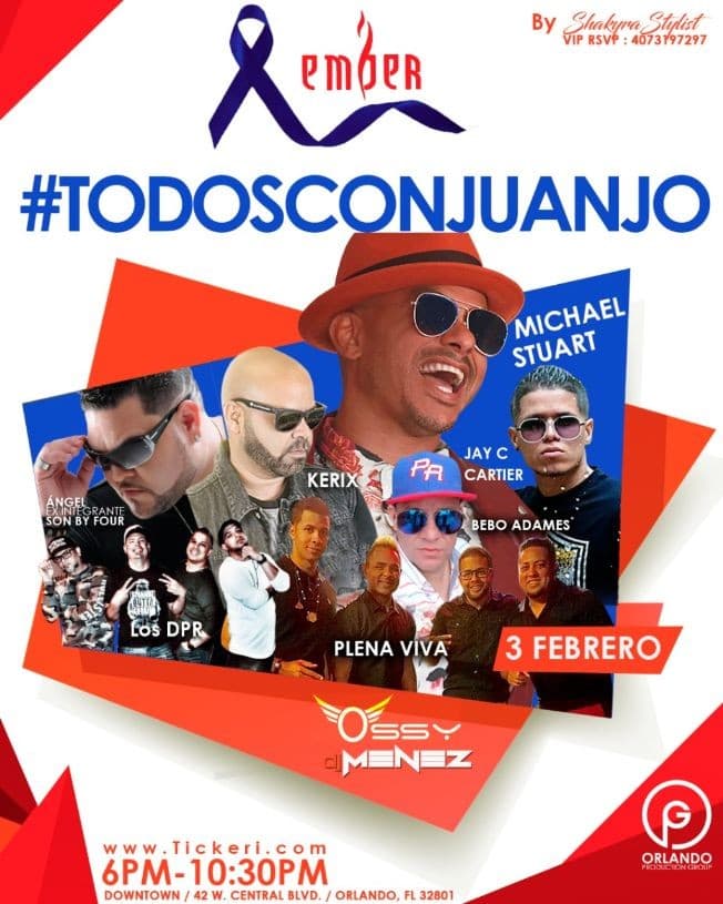 Event - #todosconJuanJo - Orlando, Florida - February 3, 2018 | concert tickets