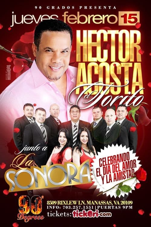 Event - Hector Acosta & La Sonora en Virginia - Manassas, Virginia - February 15, 2018 | concert tickets