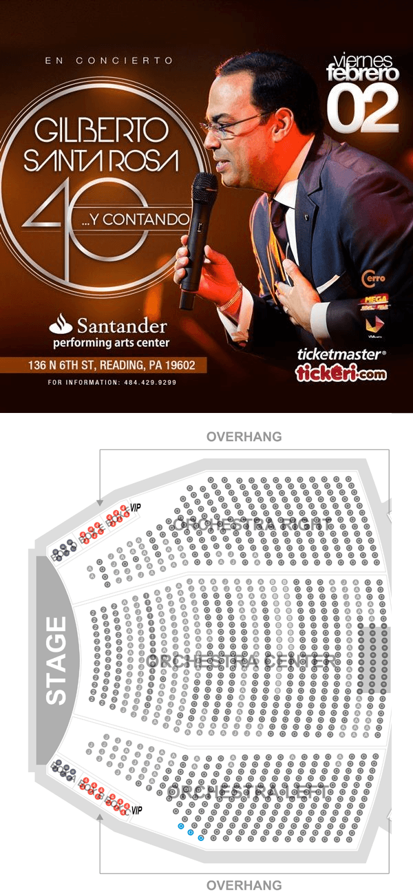 Event - Gilberto Santa Rosa en Reading,PA - Reading, Pennsylvania - February 2, 2018 | concert tickets