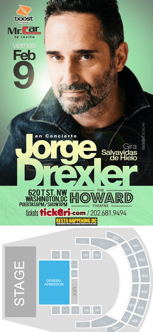 Event - Jorge Drexler en Washington DC - Washington, District Of Columbia - February 9, 2018 | concert tickets