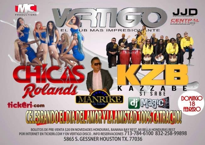 Event - Las Chicas Roland, Kazzabe y mas - Houston, Texas - February 18, 2018 | concert tickets