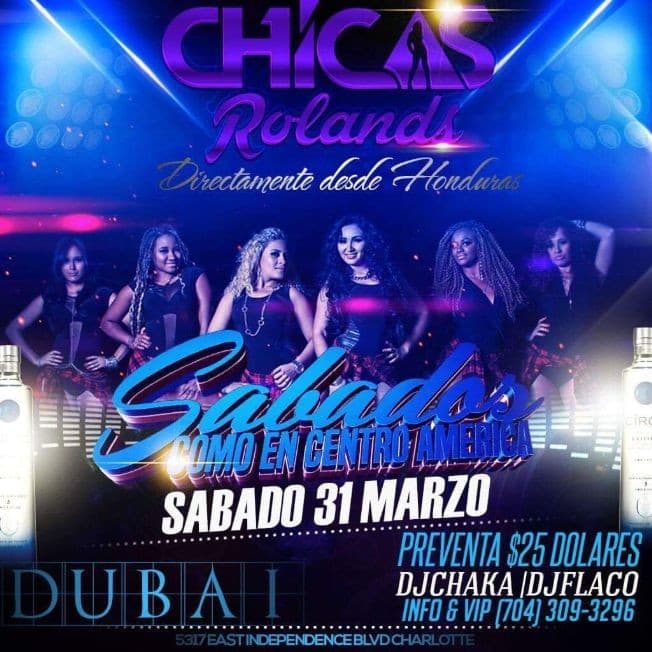Event - Chicas Rolands - Charlotte, North Carolina - March 31, 2018 | concert tickets