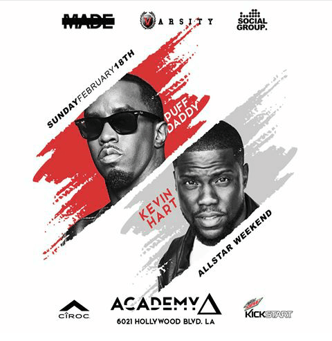 Event - NBA All Star Weekend Finale Puff Daddy & Kevin Hart Live At Academy - Los Angeles, California - 18 de febrero de 2018 | concert tickets