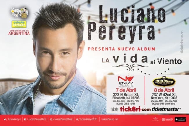 Event - Luciano Pereyra - New York, New York - April 8, 2018 | concert tickets