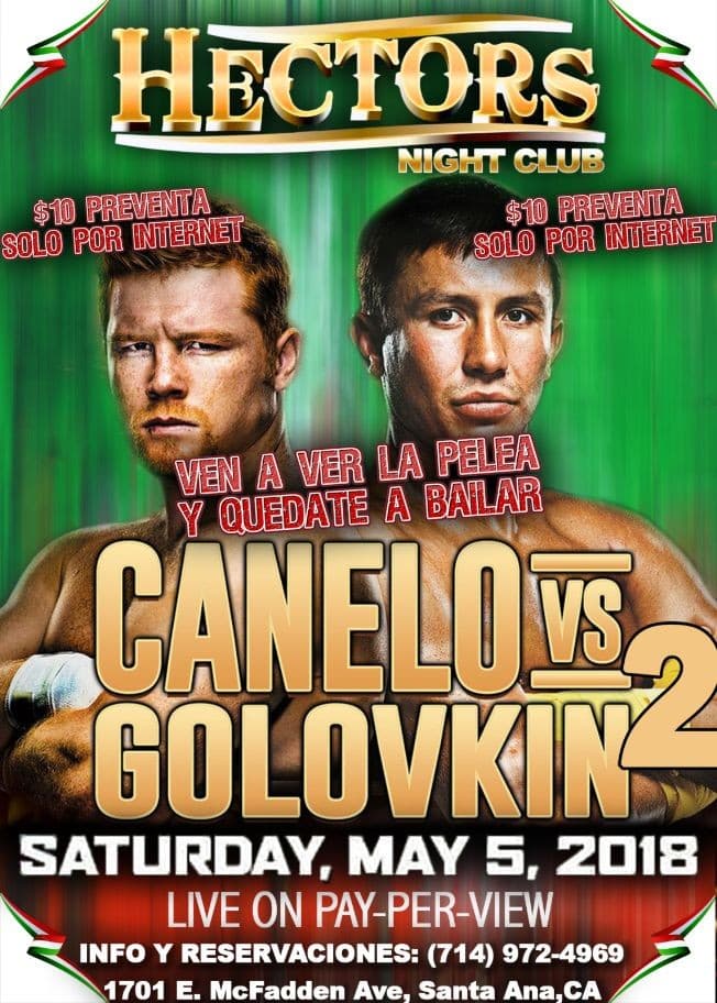 Event - CANELO VS GGG 2! - Santa Ana, California - May 5, 2018 | concert tickets