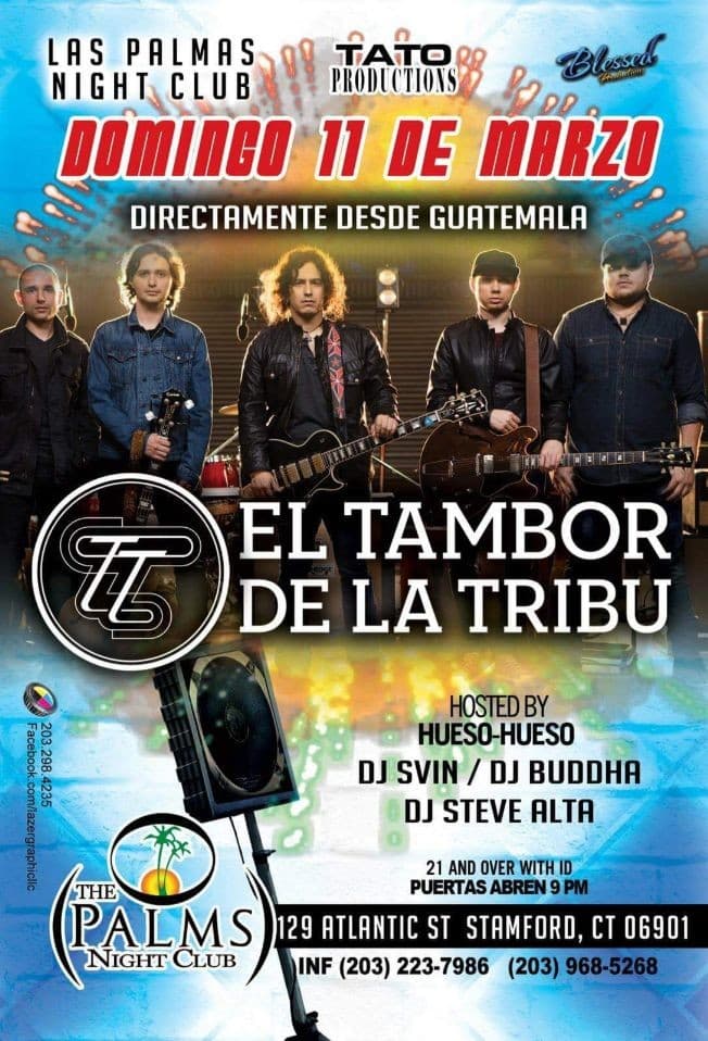 Event - El Tambor de la Tribu en Stamford CT. - Stamford, Connecticut - March 11, 2018 | concert tickets