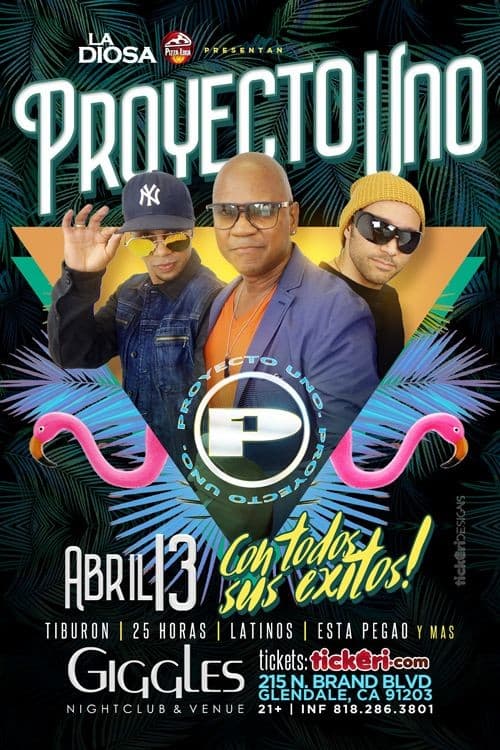 Event - PROYECTO UNO EN LOS ANGELES - Glendale, California - April 13, 2018 | concert tickets