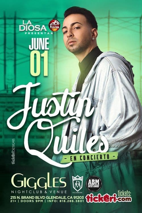 Event - JUSTIN QUILES EN LOS ANGELES - Glendale, California - 1 de junio de 2018 | concert tickets