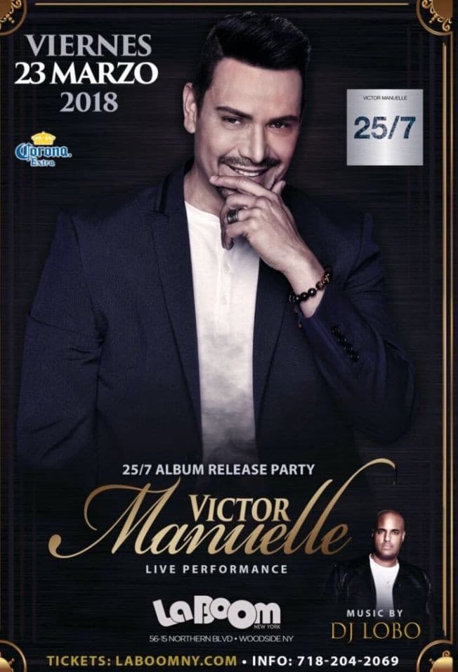 Event - Victor Manuelle en Queens,NY - Woodside, New York - March 23, 2018 | concert tickets