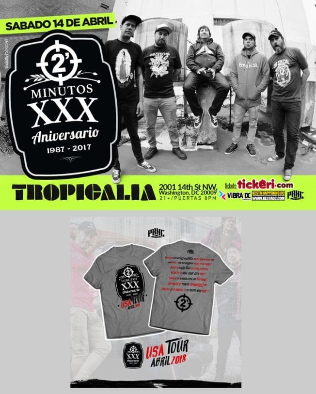 Event - 2 Minutos en Washington DC TICKETS DISPONIBLES EN LA PUERTA - Washington, District Of Columbia - April 14, 2018 | concert tickets