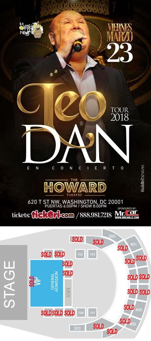 Event - Leo Dan en Washington DC - Washington, District Of Columbia - 23 de marzo de 2018 | concert tickets