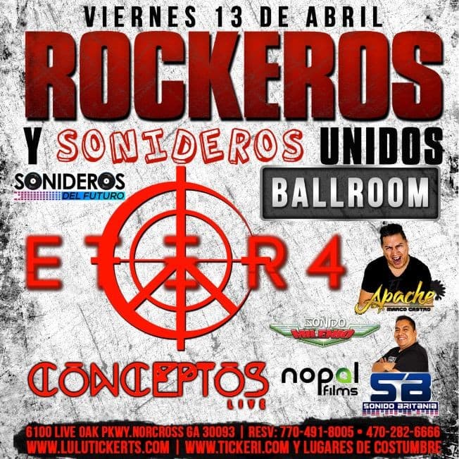 Event - Rockeros y Sonidero Unidos! - Norcross, Georgia - April 13, 2018 | concert tickets