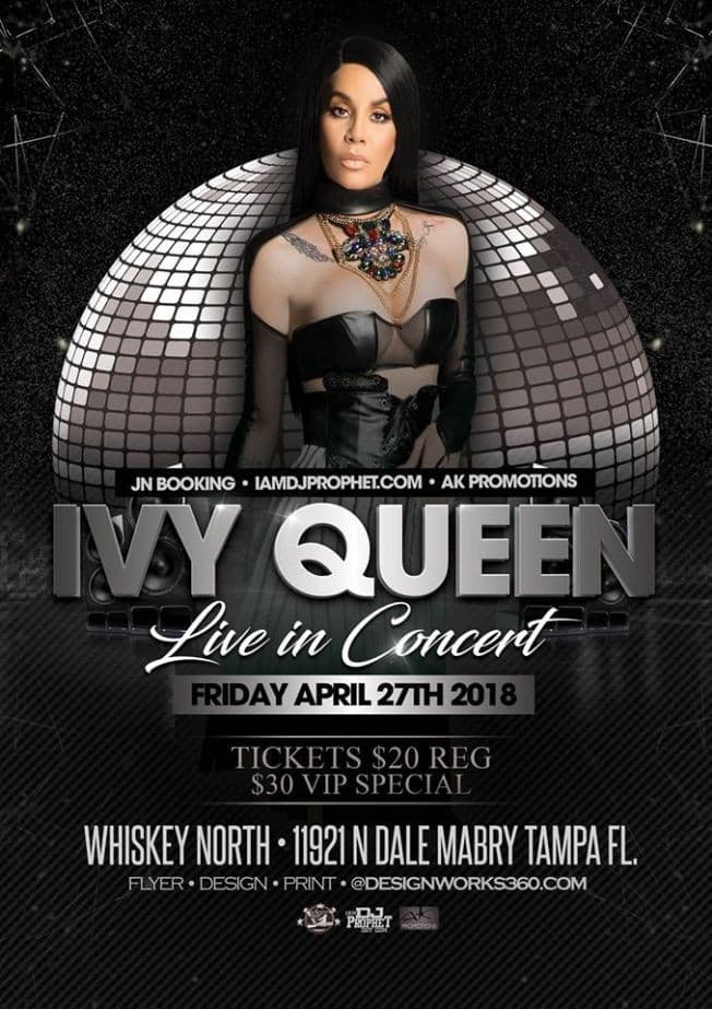 Event - Ivy Queen - Tampa, Florida - 27 de abril de 2018 | concert tickets