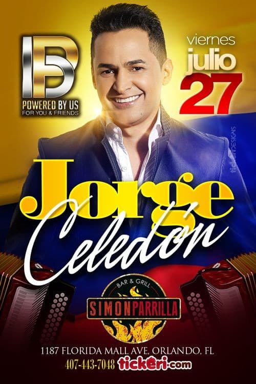 Event - 1er Festival Latinoamericano con Jorge Celedon en Orlando,FL - Orlando, Florida - July 27, 2018 | concert tickets