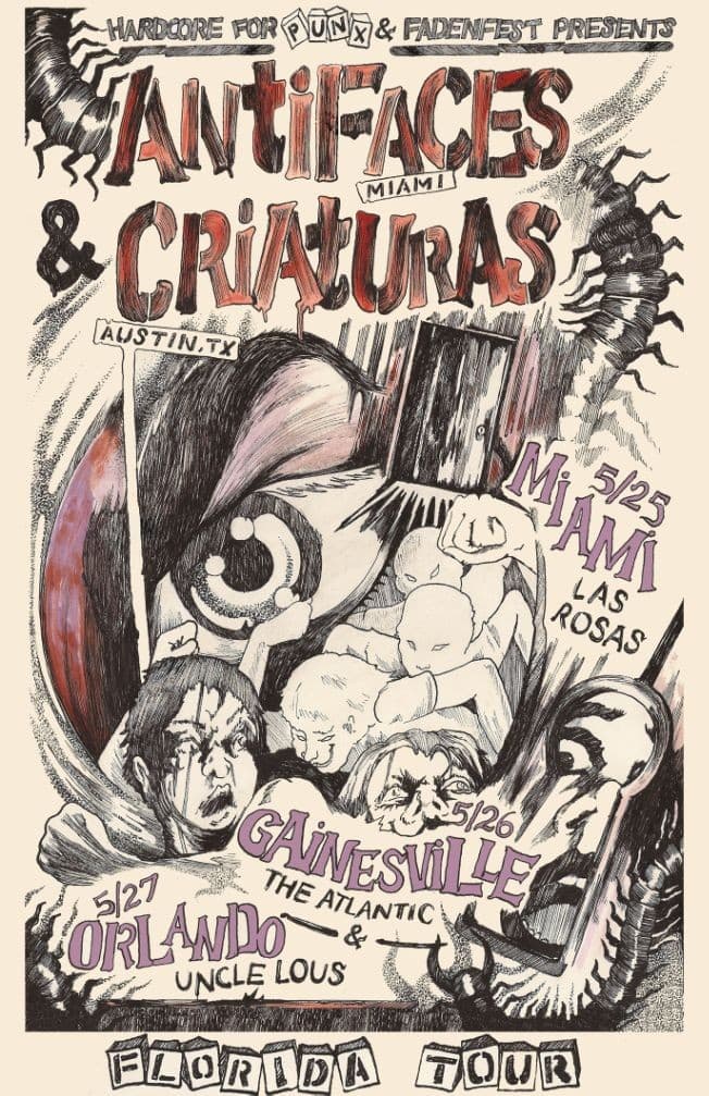 Event - CRIATURAS (Austin, TX) in Miami - Miami, Florida - 25 de mayo de 2018 | concert tickets
