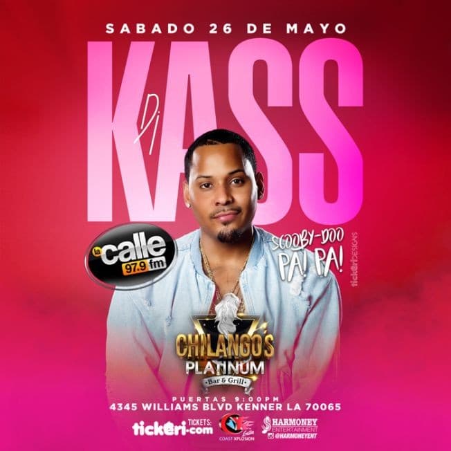Event - Dj Kass Scooby Doo Papa - Kenner, Louisiana - May 26, 2018 | concert tickets