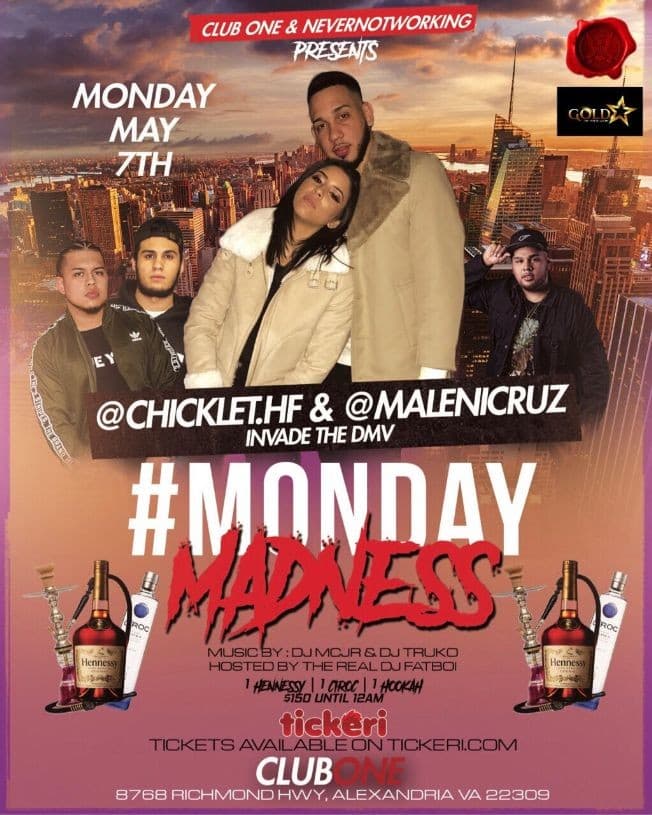 Event - Chicklet & Maleni Invade the DMV - Alexandria, Virginia - 7 de mayo de 2018 | concert tickets