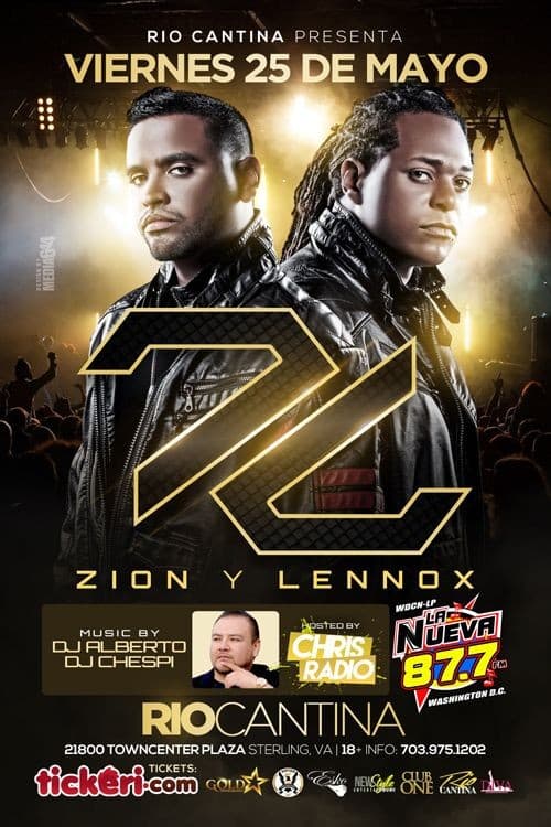 Event - Zion & Lennox POSTPONED - Sterling, Virginia - May 25, 2018 | concert tickets