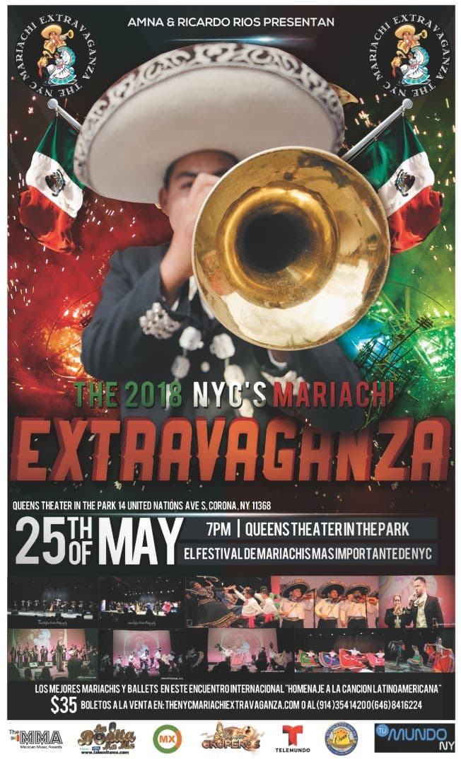 Event - The NYC Mariachi Extravaganza. - Queens, New York - May 25, 2018 | concert tickets
