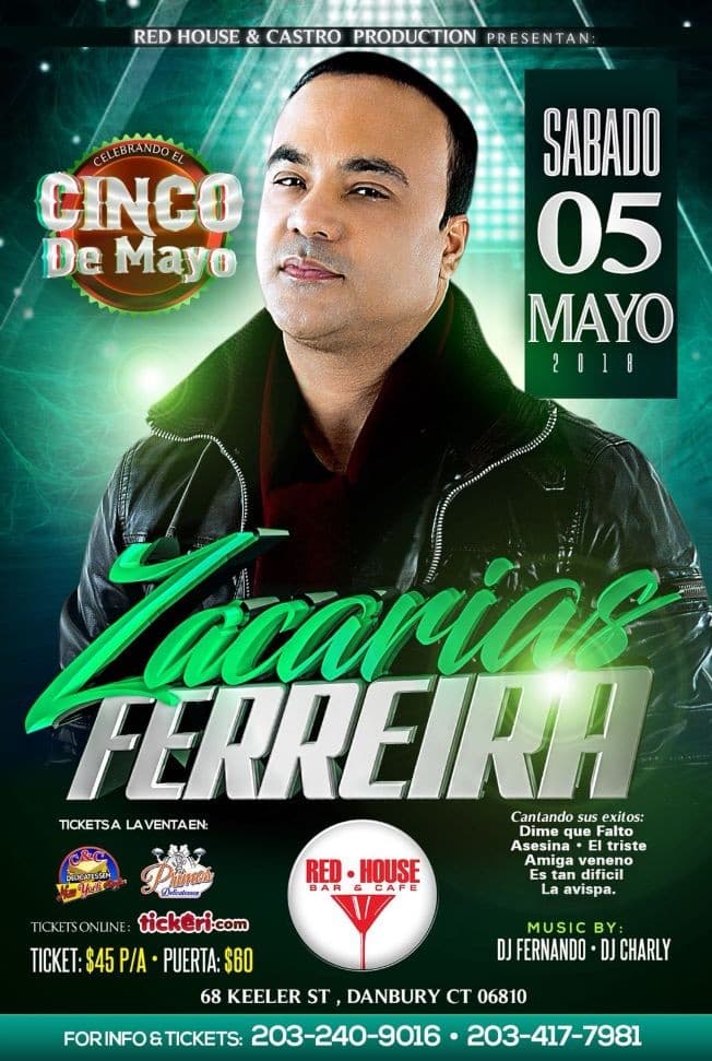 Event - Zacarias Ferreira en Danbury,CT - Danbury, Connecticut - May 5, 2018 | concert tickets