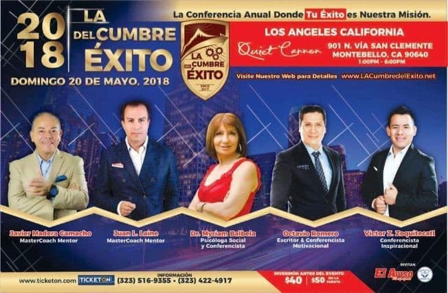 Event - La Cumbre del Exito 2018 - Montebello, California - May 20, 2018 | concert tickets