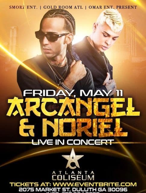 Event - Arcangel Y Noriel en Concierto - Duluth, Georgia - May 11, 2018 | concert tickets