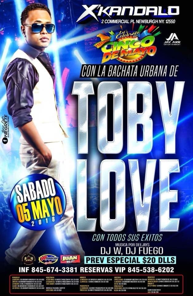 Event - Toby Love en Newburgh,NY - Newburgh, New York - 5 de mayo de 2018 | concert tickets
