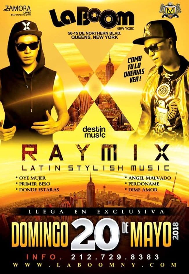 Event - RayMix en Queens,NY - Woodside, New York - 20 de mayo de 2018 | concert tickets