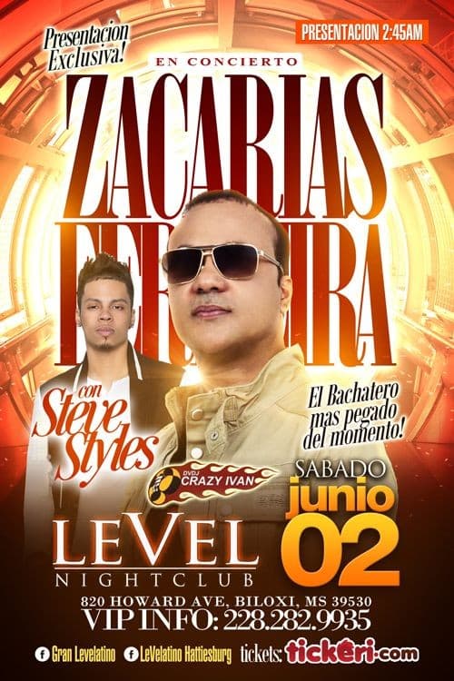 Event - Zacarias Ferreira en Biloxi,MS - Biloxi, Mississippi - 2 de junio de 2018 | concert tickets