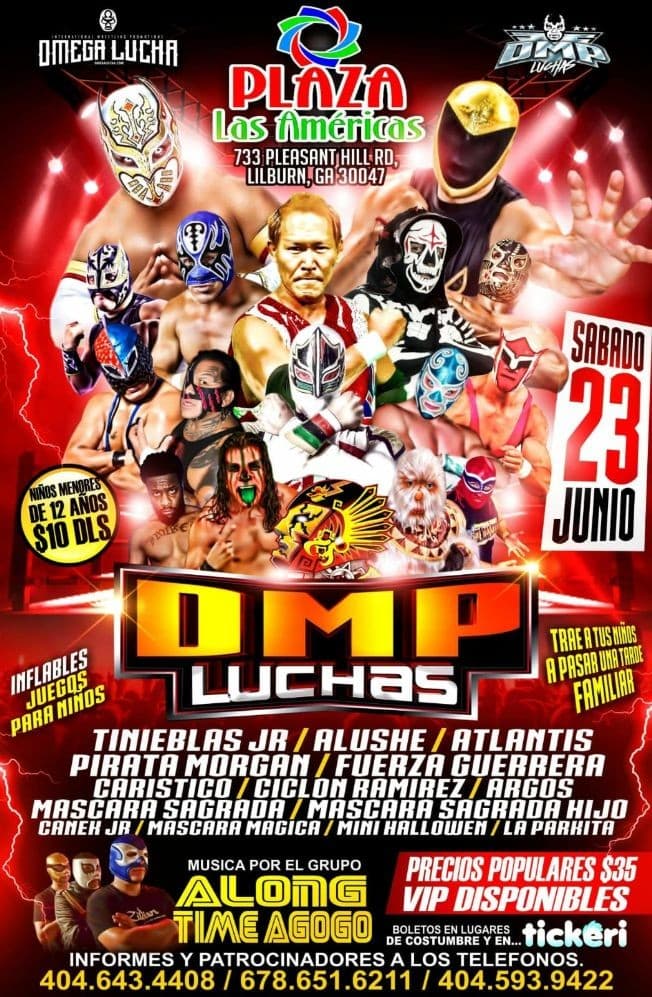 Event - DMP Luchas en Lilburn,GA - Lilburn, Georgia - June 23, 2018 | concert tickets