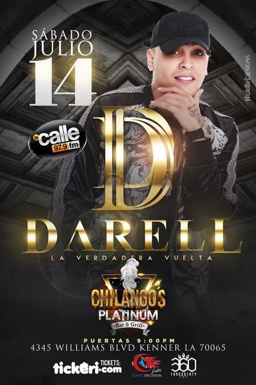 Event - Darell en Kenner,LA - Kenner, Louisiana - July 14, 2018 | concert tickets