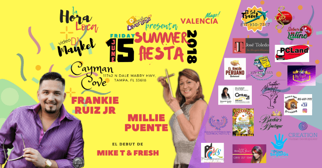 Event - Summer Fiesta 2018 - Tampa, Florida - 15 de junio de 2018 | concert tickets