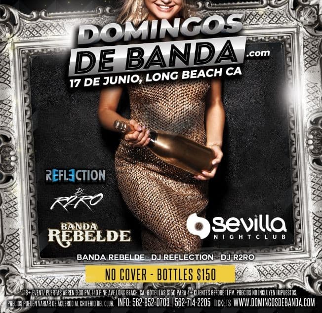 Event - CELEBRA EL DIA DEL PADRE CON BANDA - LA REBELDE DE SINALOA & BANDA SINALOENSE DE LOS ANGELES - Long Beach, California - June 17, 2018 | concert tickets
