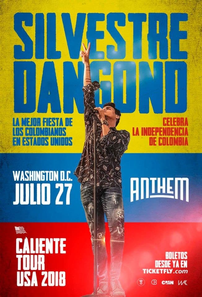 Event - Silvestre Dangond - Caliente Tour in DC - Washington, District Of Columbia - 27 de julio de 2018 | concert tickets