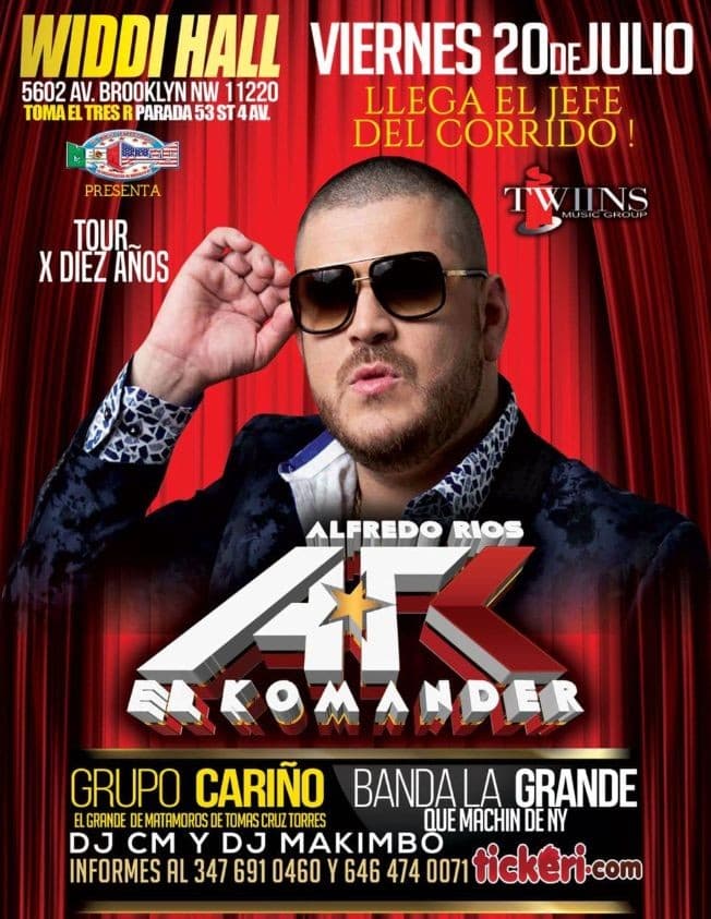 Event - ALFREDO RIOS EL KOMANDER EN Brooklyn NY - Brooklyn, New York - July 20, 2018 | concert tickets