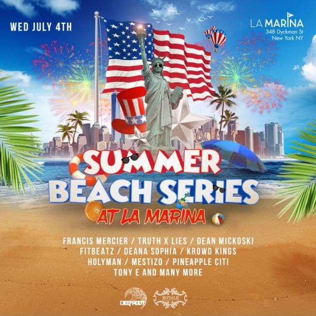 Event - Summer Beach Series At La Marina - New York, New York - July 4, 2018 | concert tickets
