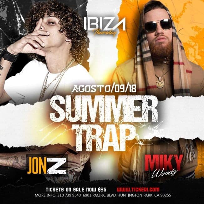 Event - SUMMER TRAP JONZ MIKY WOODZ EN CA - Huntington Park, California - August 9, 2018 | concert tickets