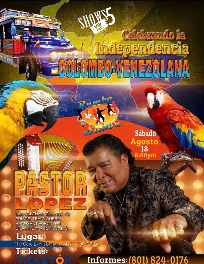 Event - Pastor Lopez en Salt Lake City,UT - Salt Lake City, Utah - August 18, 2018 | concert tickets