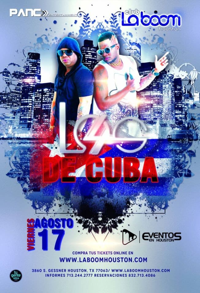 Event - Los 4 de Cuba en Concierto - Houston, Texas - August 17, 2018 | concert tickets