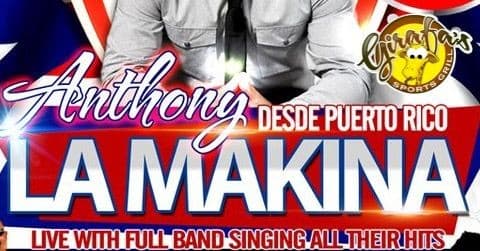Event - Merengue: La MAKINA en CONCIERTO - West Palm Beach, Florida - August 25, 2018 | concert tickets