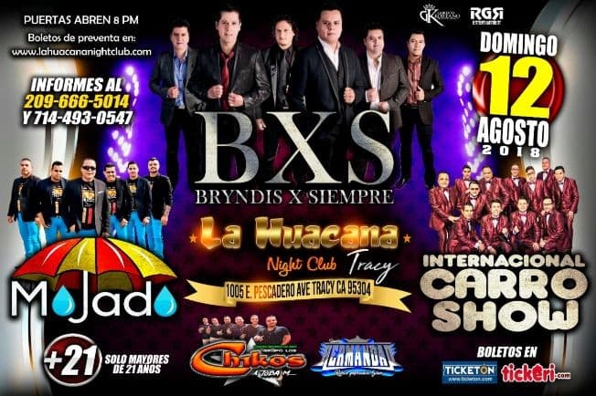 Event - Romanticumbia 2018 en Tracy CA - Tracy, California - August 12, 2018 | concert tickets