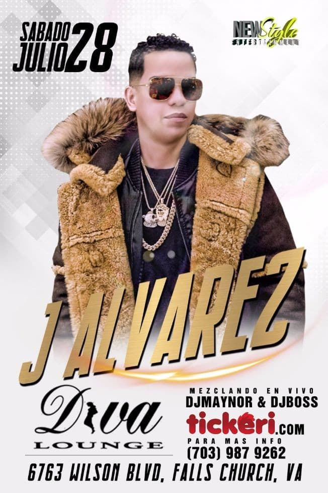 Event - J ALVAREZ EN FALLS CHURCH,VA - Falls Church, Virginia - July 28, 2018 | concert tickets
