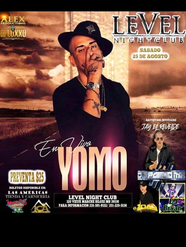 Event - YOMO - Biloxi, Mississippi - 25 de agosto de 2018 | concert tickets
