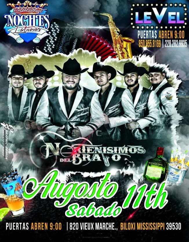 Event - Norteñisimos Del Bravo - Biloxi, Mississippi - August 11, 2018 | concert tickets