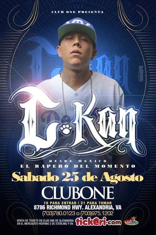 Event - C-Kan en concierto - Alexandria, Virginia - August 25, 2018 | concert tickets