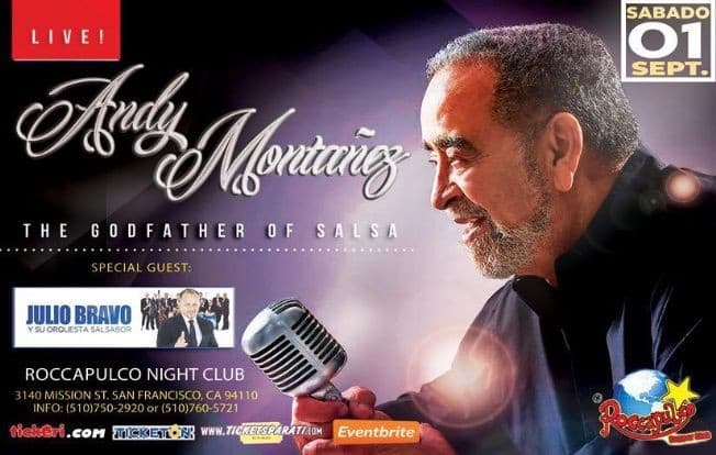 Event - ANDY MONTAÑEZ - San Francisco, California - September 1, 2018 | concert tickets