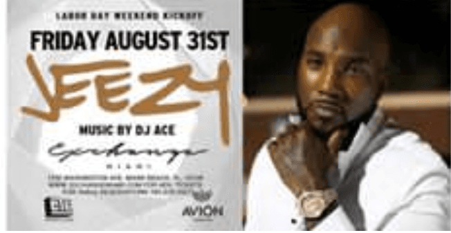 Event - Labor Day Weekend Young Jeezy Live At Exchange Miami - Miami Beach, Florida - August 31, 2018 | concert tickets