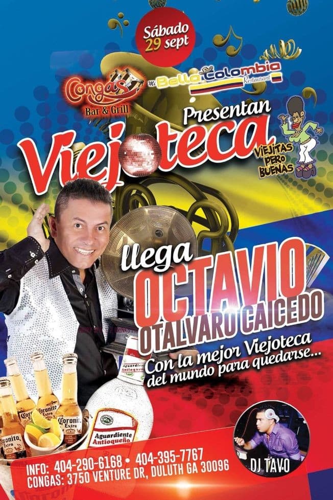 Event - Viejoteca con Octavio Otalvaro Caicedo en Duluth,GA - Duluth, Georgia - September 29, 2018 | concert tickets